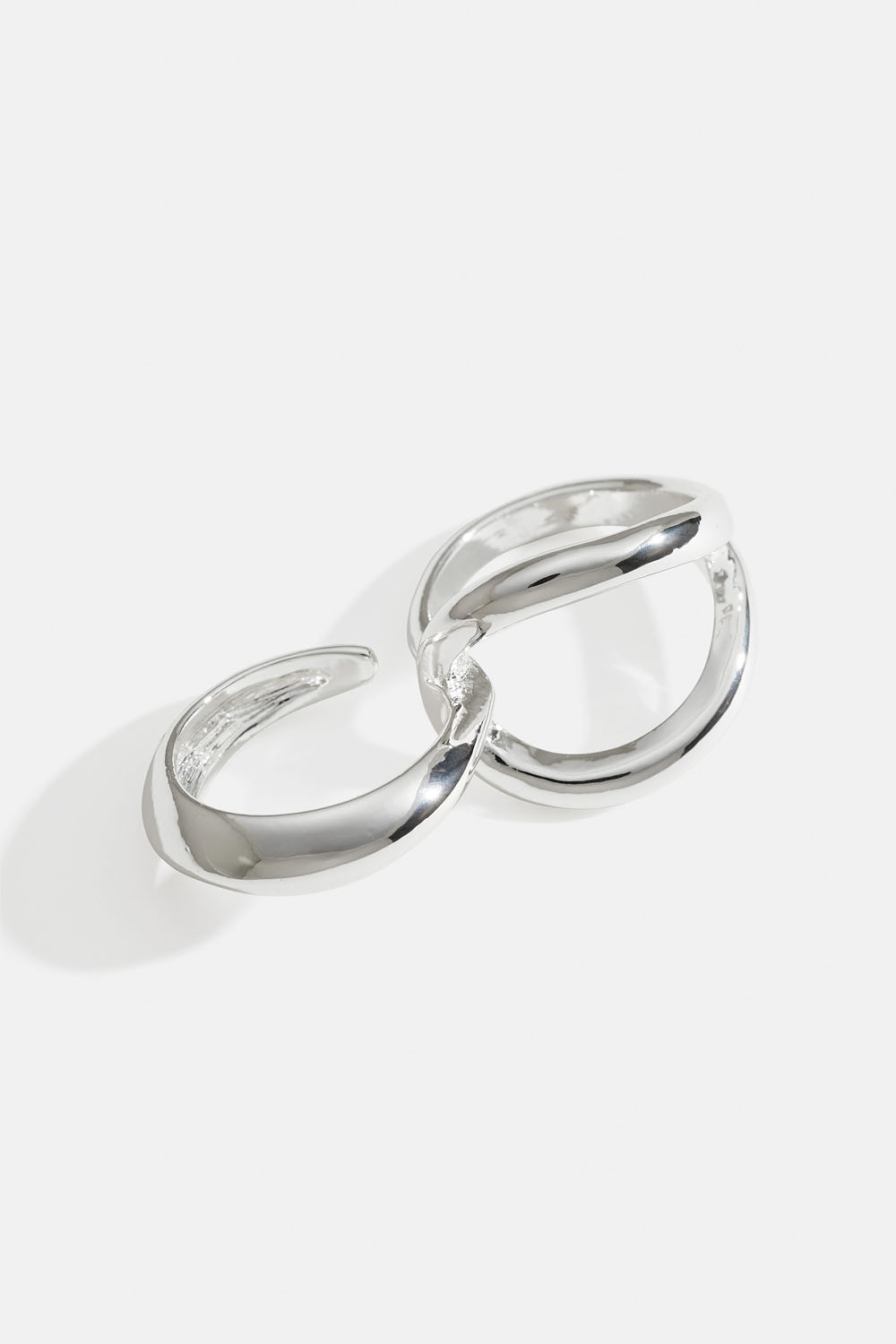 Dobbeltring med afrundet design i gruppen Smykker / Ringe hos Glitter (2560015610)