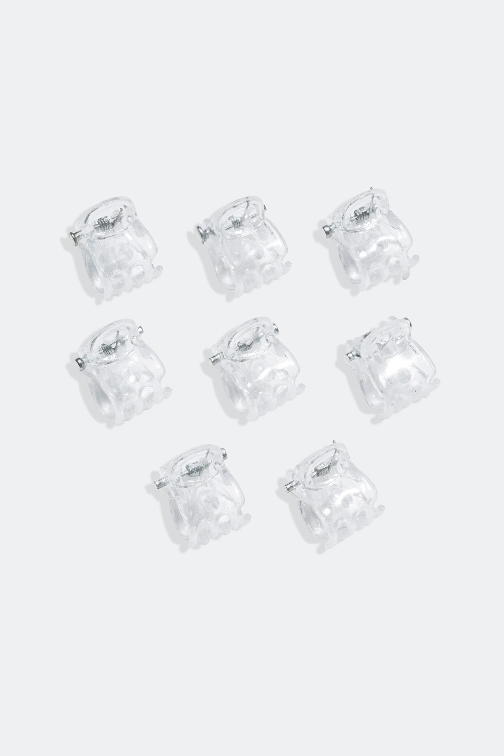 Mini hårklemme, 8 stk pr pakke i gruppen Håraccessories / Spænder & klemmer / Hårklemmer hos Glitter (301573109000)