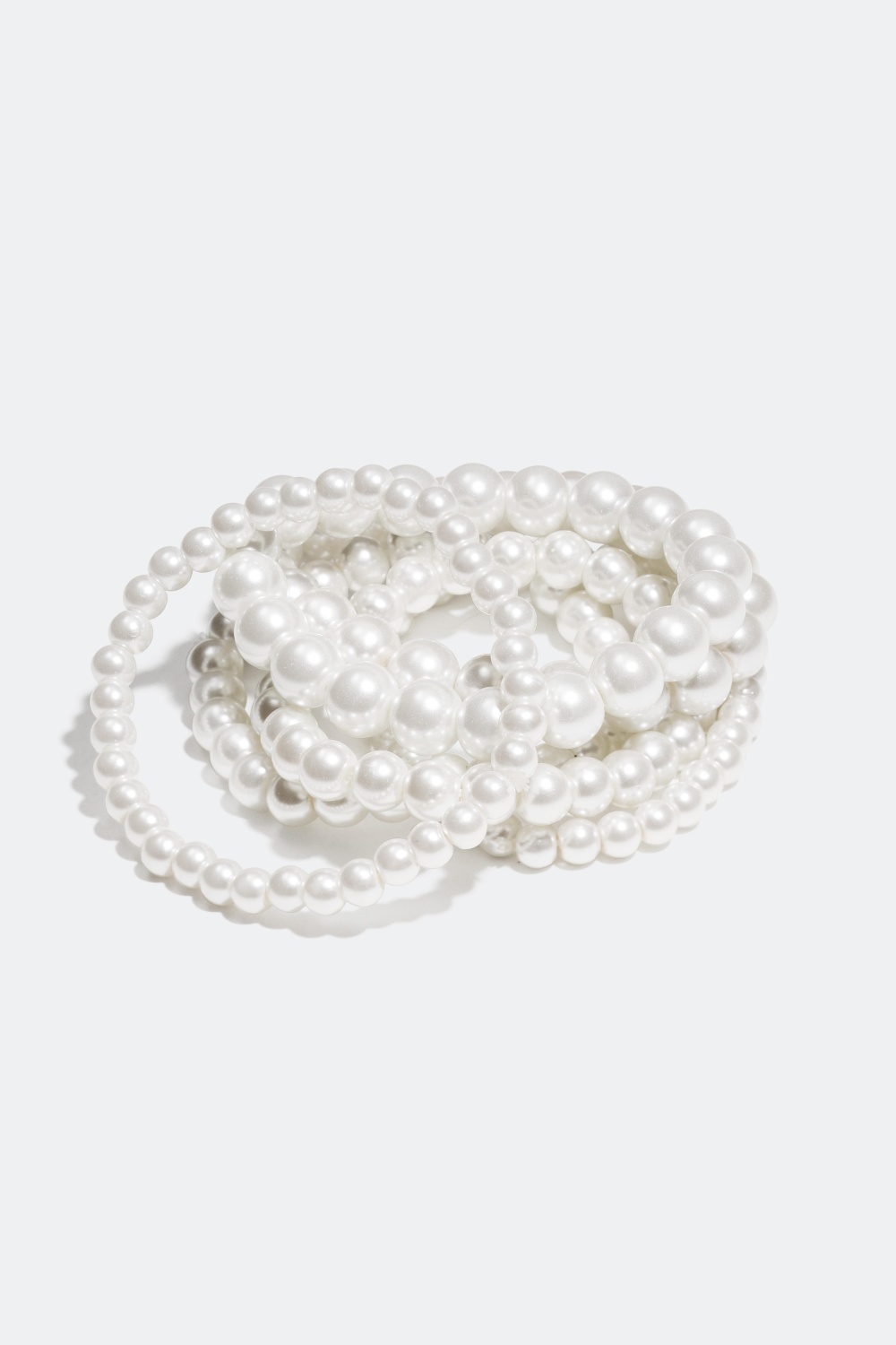 Armbånd med plastperler, 6stk pr pakke i gruppen Smykker / Armbånd / Flerpak hos Glitter (302945100000)