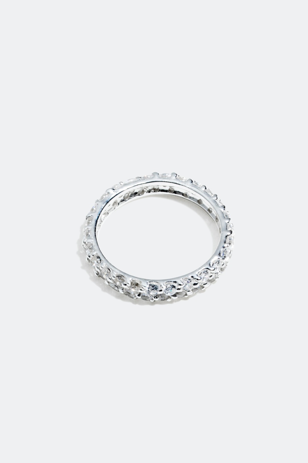 Sølv-ring med cubic zirconia i gruppen Ægte sølv / Sølvringe hos Glitter (310114)
