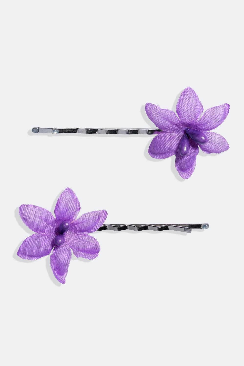 Hårnåle med blomster, 2-par i gruppen Håraccessories / Styling & hårredskaber / Hårnåle hos Glitter (315949)