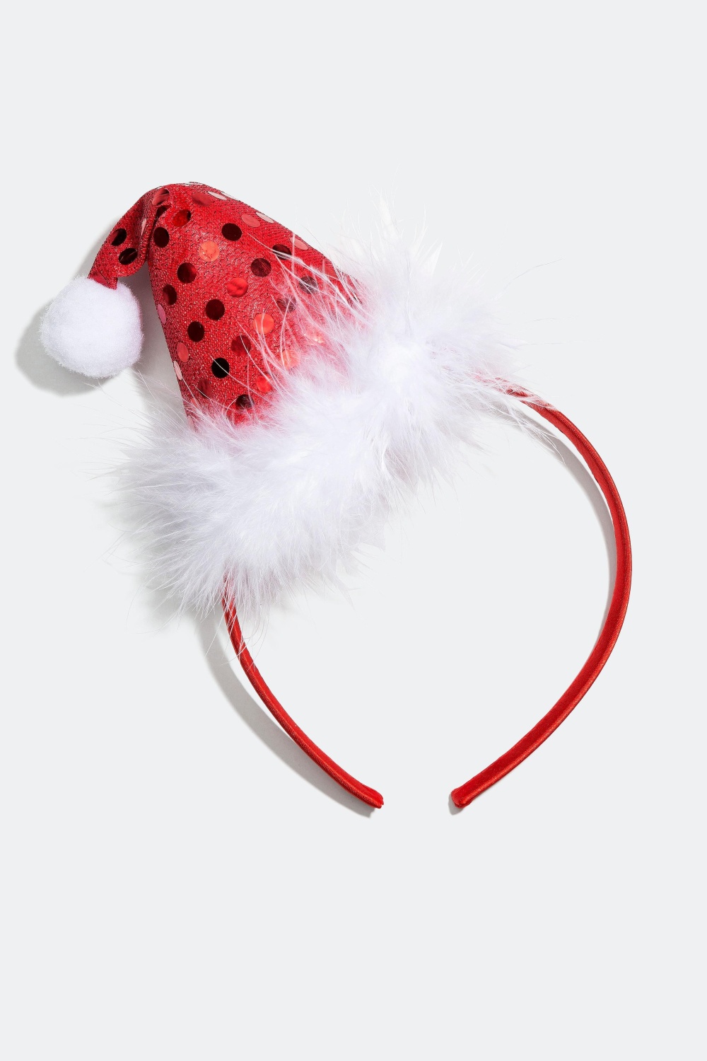 Hårbøjle med en nissehue i gruppen Jul / Christmas Collection hos Glitter (325000)