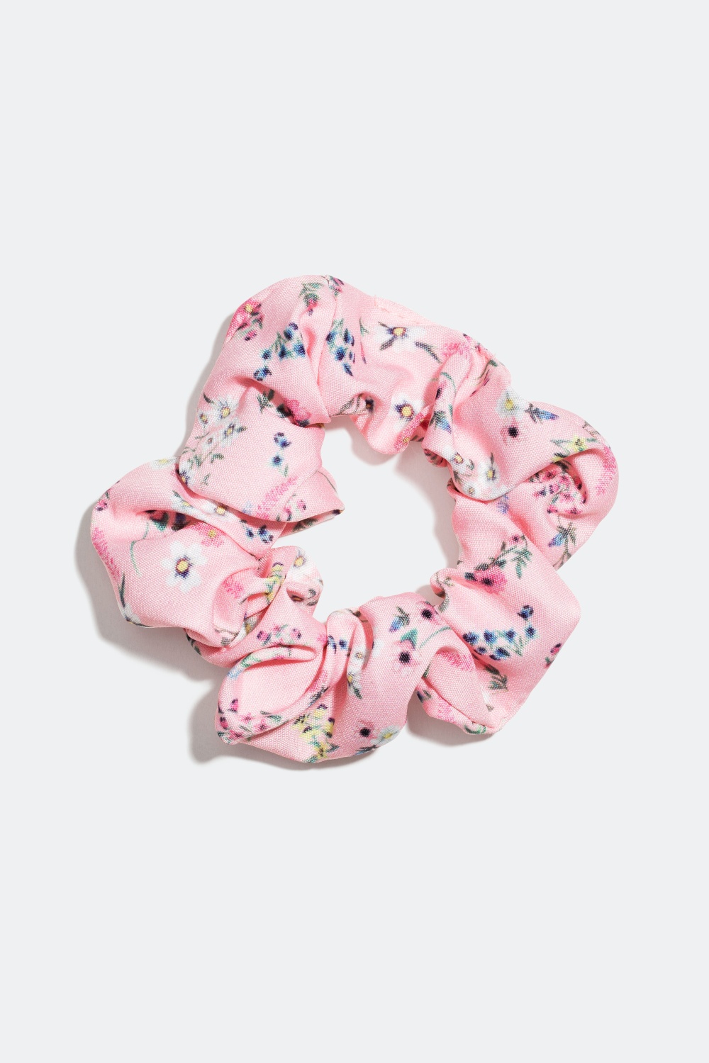 Scrunchie med blomstermønster, lyserød i gruppen Børn / Hårpynt til børn / Børnescrunchies hos Glitter (326382)