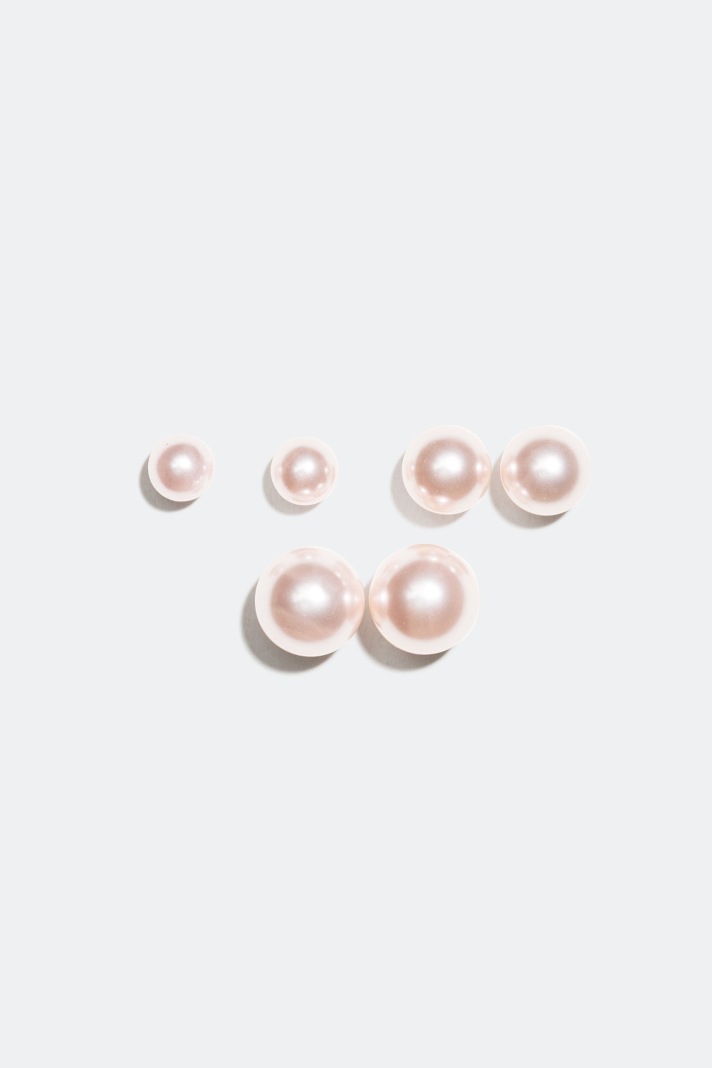 Ørestikker med rosa perler, 3-pak i gruppen Alle Smykker / Øreringe / Flerpak hos Glitter (326761)