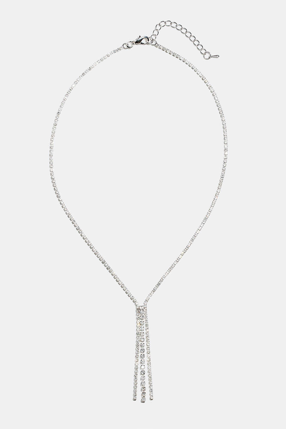 Y-formet halskæde med tre kæder i gruppen Alle Smykker / Halskæder / Halskæder med vedhæng hos Glitter (326820)