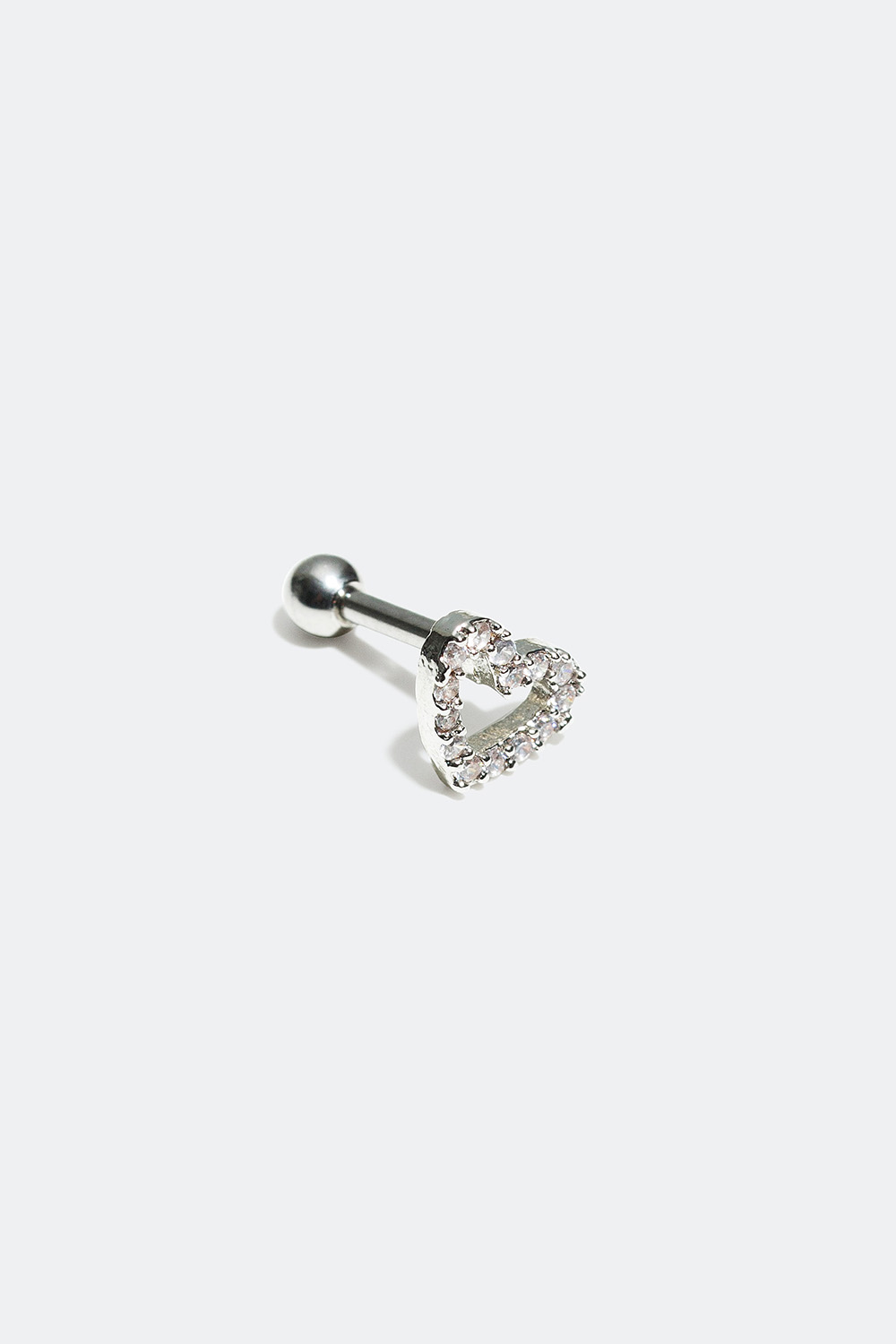 Tragus / helix piercing med hjerte motiv i gruppen Smykker / Piercinger hos Glitter (327630102000)