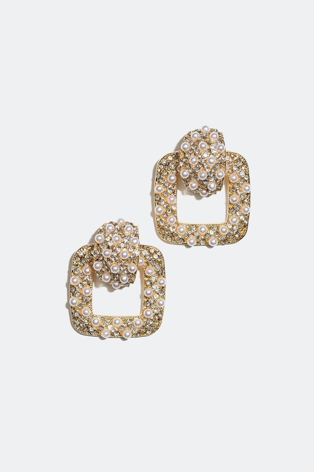 Øreringe med perler og krystaller i gruppen Smykker / Øreringe hos Glitter (327972)