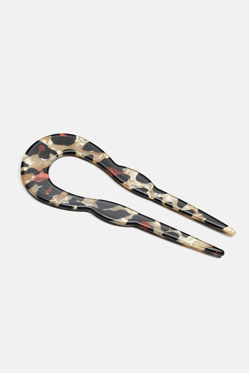Fransk hårnål med leopardprint i gruppen Håraccessories / Franske hårnåle hos Glitter (331000370500)