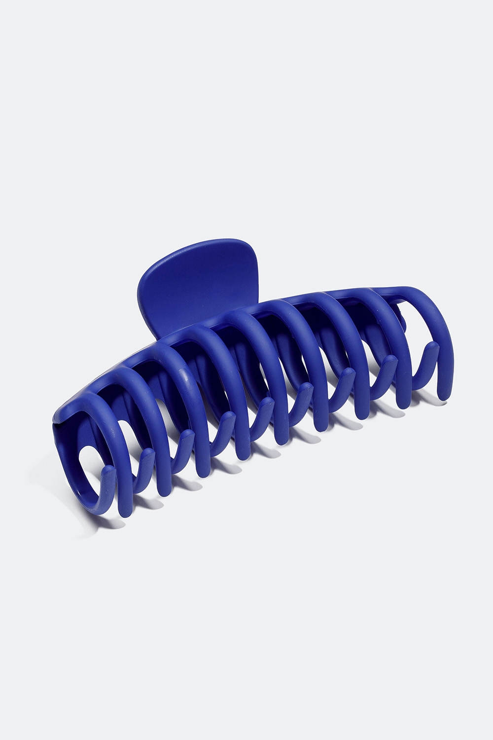 Mørkeblåt hårspænde med aflangt design i gruppen Håraccessories / Spænder & klemmer / Hårklemmer hos Glitter (331000957200)