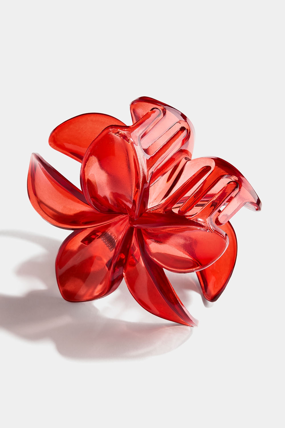 Rød blomsterklemme i gruppen Håraccessories / Spænder & klemmer / Hårklemmer hos Glitter (331001746000)