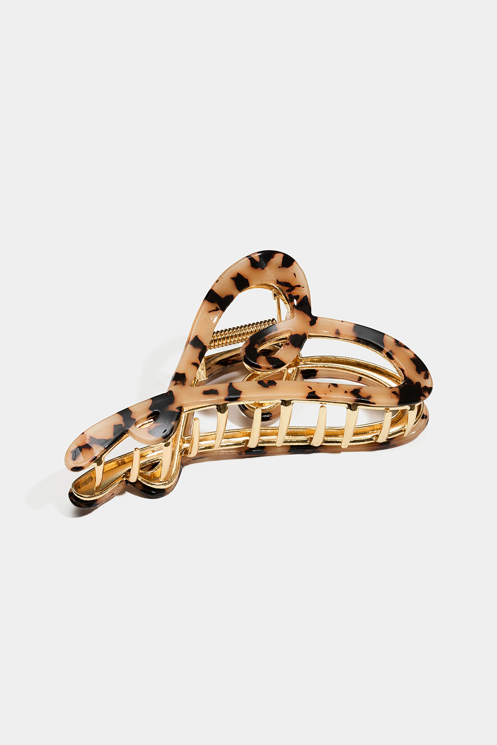 Hjerteformet hårklemme med skildpaddemønster i gruppen Håraccessories / Spænder & klemmer / Hårklemmer hos Glitter (331002260700)