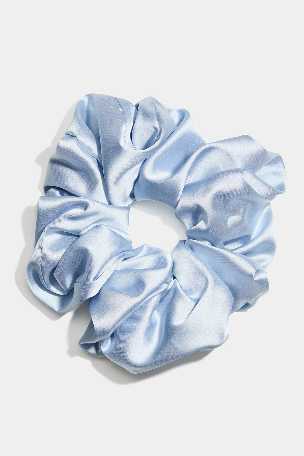 Stor lyseblå scrunchie i gruppen Håraccessories / Scrunchies hos Glitter (332000717100)