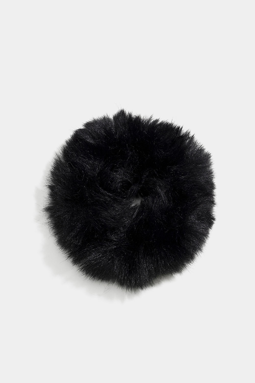 Sort, fluffy scrunchie i gruppen Håraccessories / Scrunchies hos Glitter (332000969000)