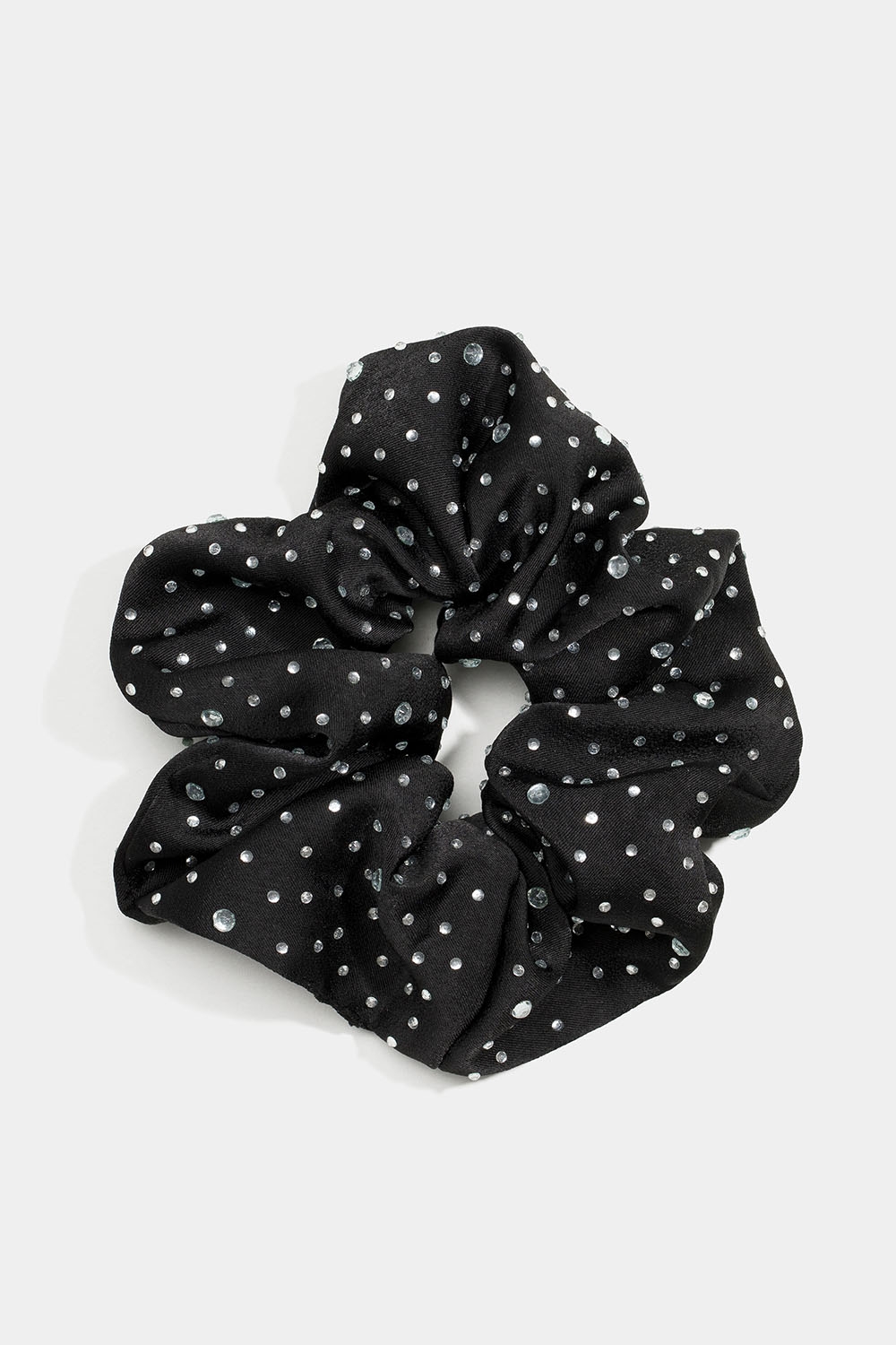 Sort scrunchie med glasten i gruppen Håraccessories / Scrunchies hos Glitter (332001059000)