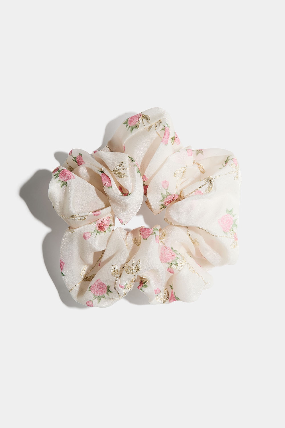 Scrunchie med roser og broderi i gruppen Håraccessories / Scrunchies hos Glitter (332001208600)