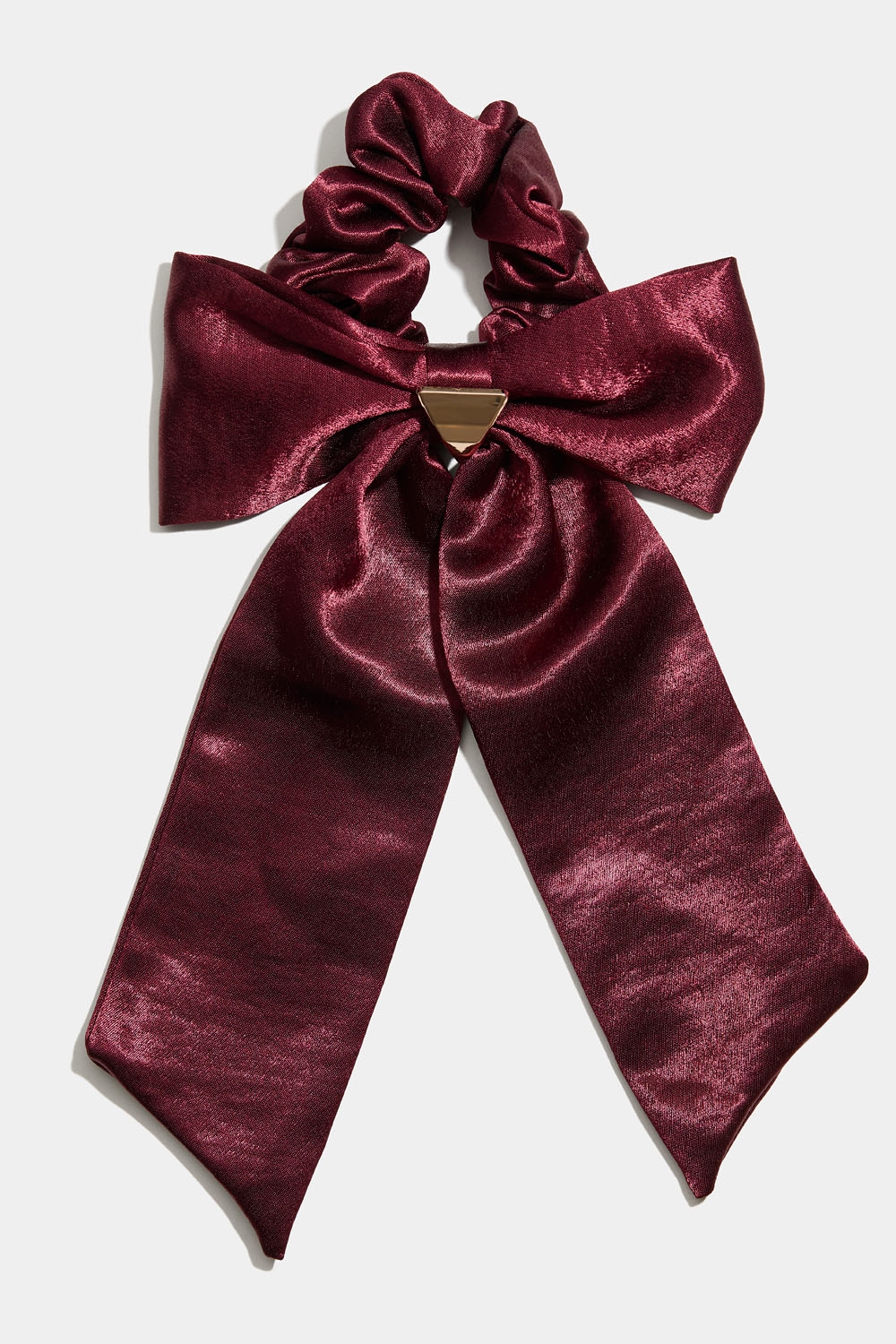 Scrunchie med vinrød sløjfe i gruppen Håraccessories / Scrunchies hos Glitter (332001376300)