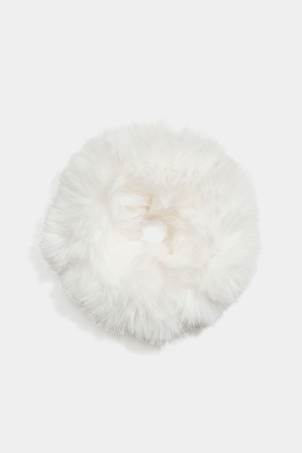 Hvid fluffy hårelastik i gruppen Store week / hos Glitter (332001523100)