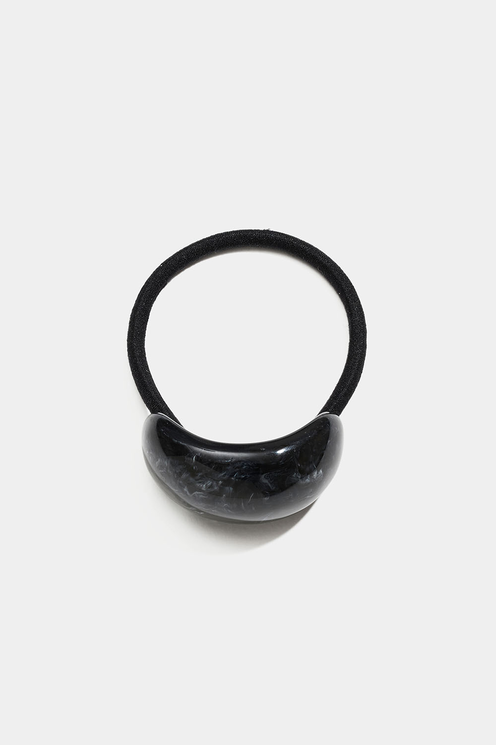 Sort hårbånd med sort plastdetalje i gruppen Håraccessories / Hårelastikker / Hårelastikker med detaljer hos Glitter (334001589000)