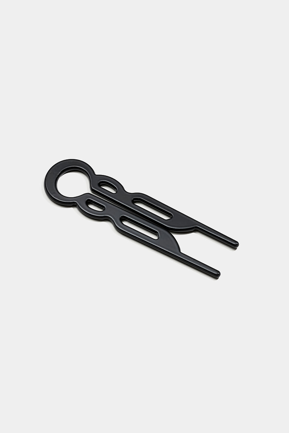 Sort fransk hårnål i plast i gruppen Håraccessories / Franske hårnåle hos Glitter (334001679000)