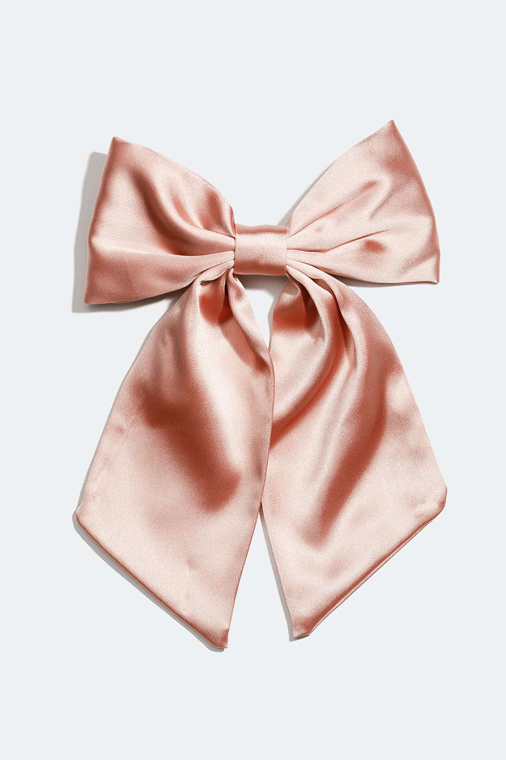 Hårspænde med sløjfe i rosa imiteret læder i gruppen Håraccessories / Spænder & klemmer / Hårspænder hos Glitter (335000365100)
