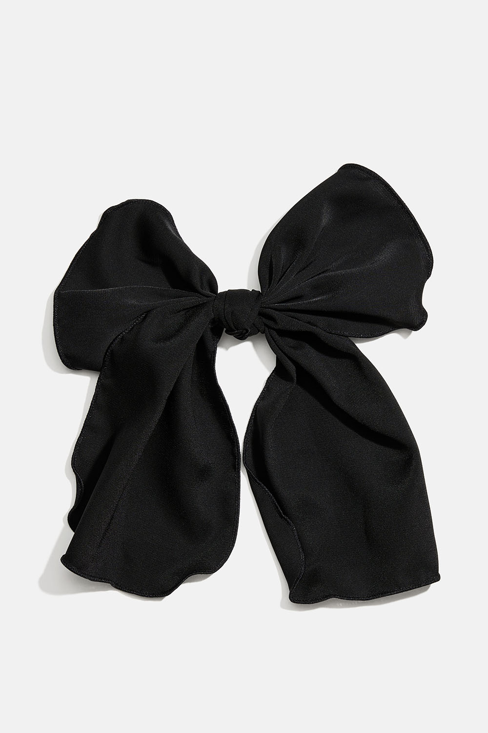 Hårspænde med sløjfe i sort stof i gruppen Håraccessories / Spænder & klemmer / Hårpynt hos Glitter (335002089000)