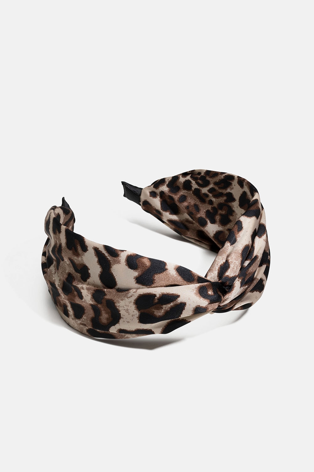 Bred hårbøjle med knude og leopardmønster i gruppen Håraccessories / Hårbøjler / Brede hos Glitter (336001110500)