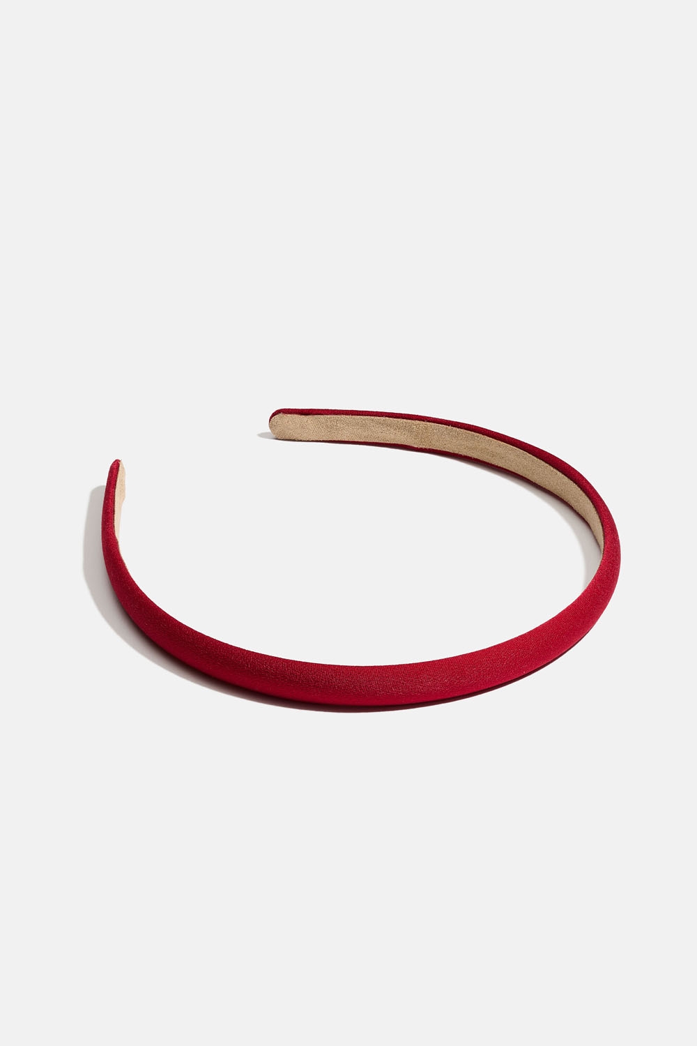 Smal hårbøjle af rødt stof i gruppen Håraccessories / Hårbøjler / Smalle hos Glitter (336001496000)