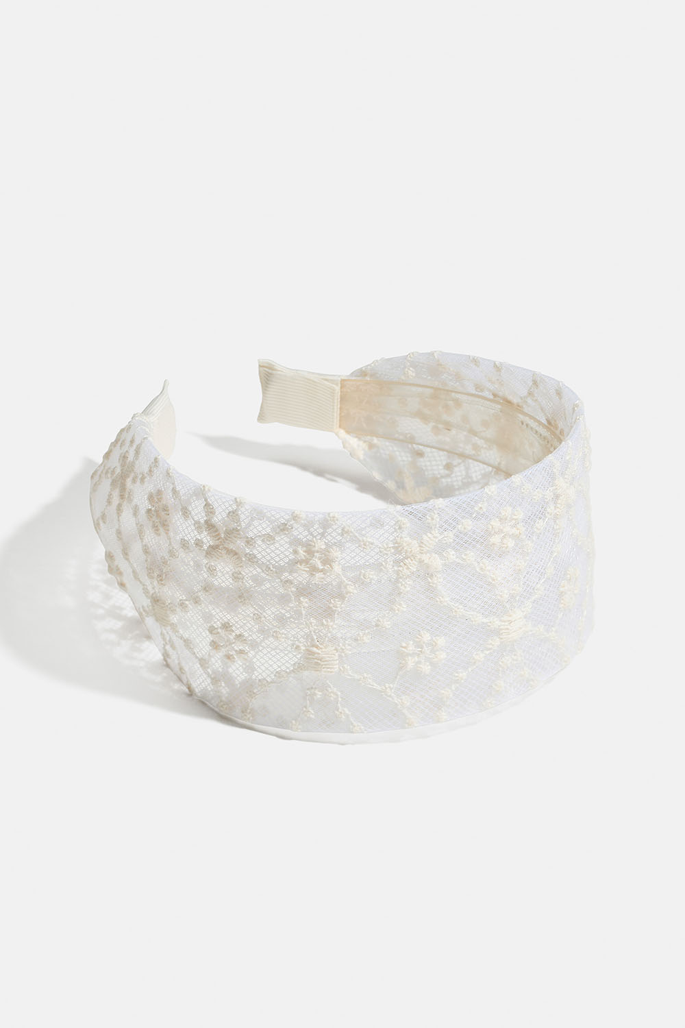 Bredt diadem i hvid blonde i gruppen Håraccessories / Hårbøjler / Brede hos Glitter (336001593100)