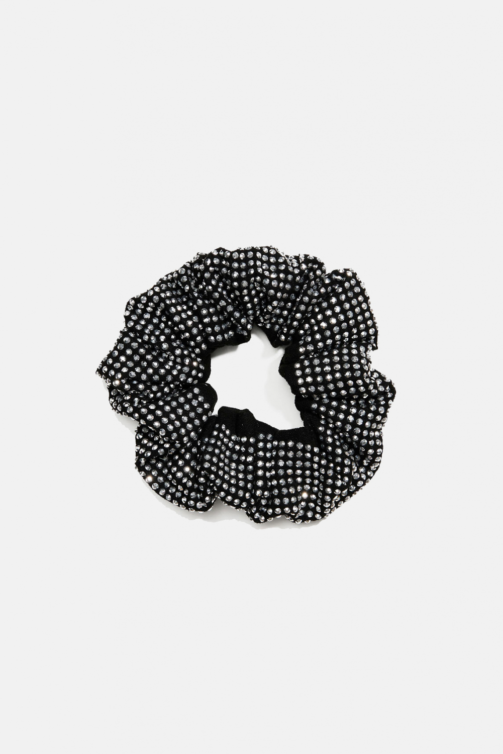 Sort scrunchie med sølvpailletter i gruppen Børn / Hårpynt til børn / Børnescrunchies hos Glitter (403000379400)