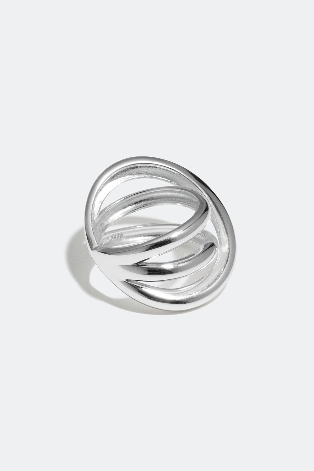 Ring med tre ringe i ægte sølv i gruppen Ægte sølv / Sølvringe / Sølv hos Glitter (55600047)