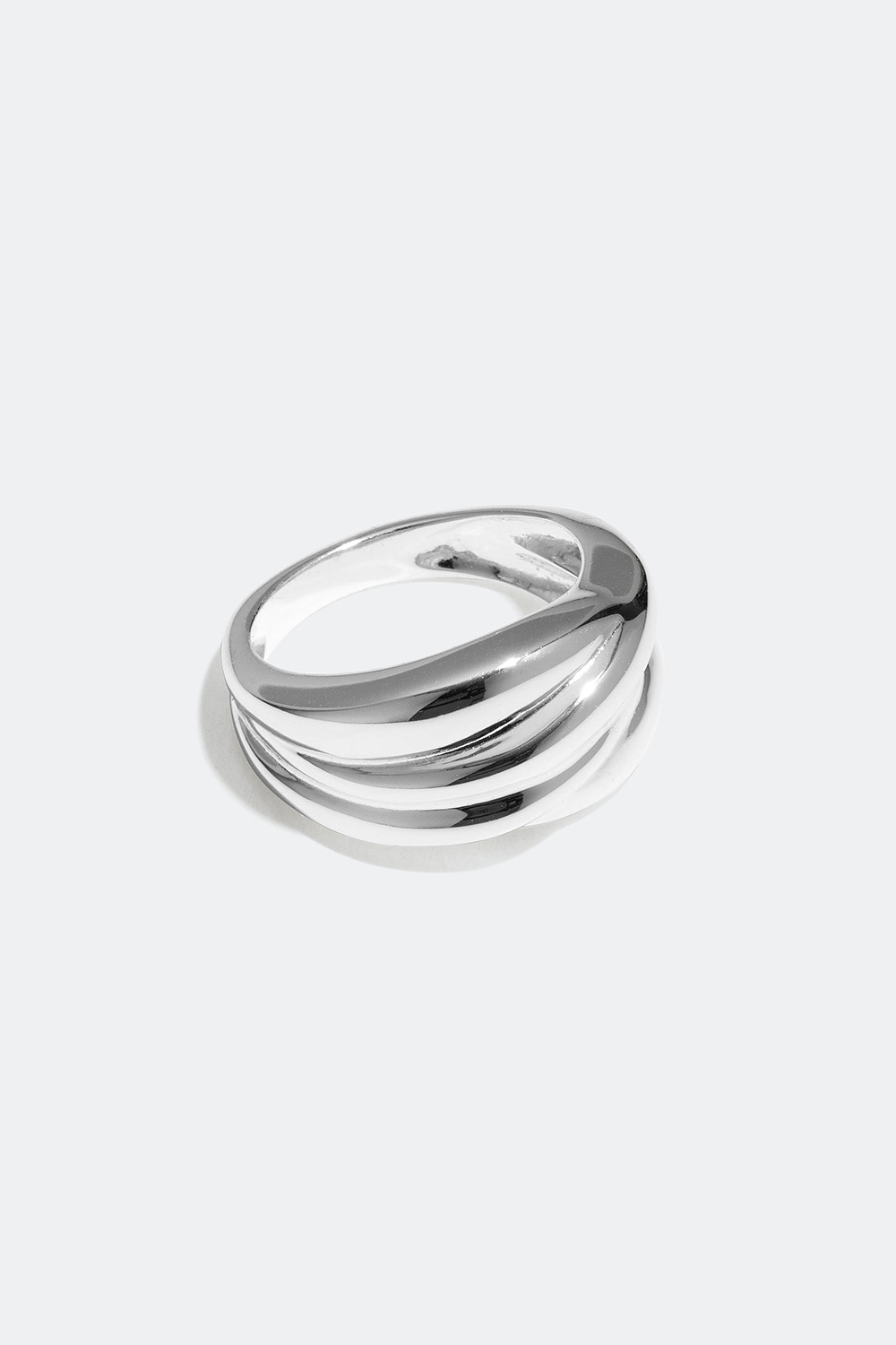 Bred ring i ægte sølv i gruppen Smykker / Ringe / Brede hos Glitter (55600048)