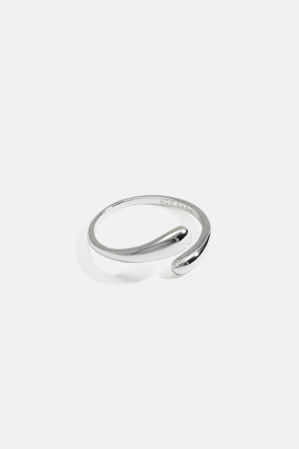 Åben ring i ægte sølv i gruppen Ægte sølv / Sølvringe hos Glitter (5560009810)