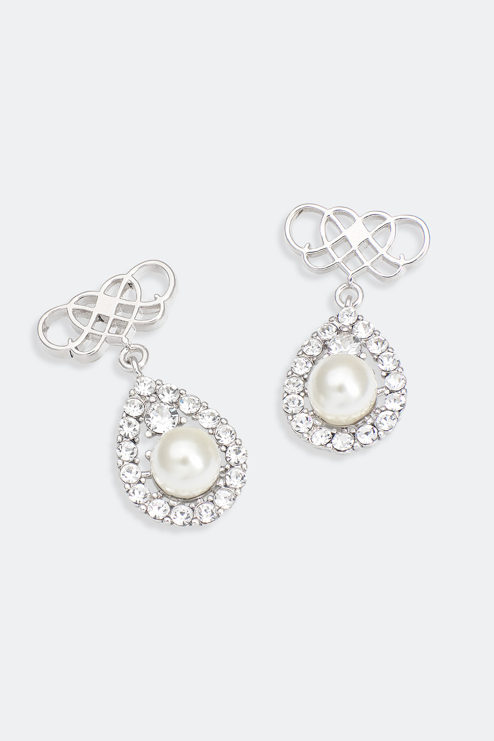 Signature earring Ivory pearl (Silver)