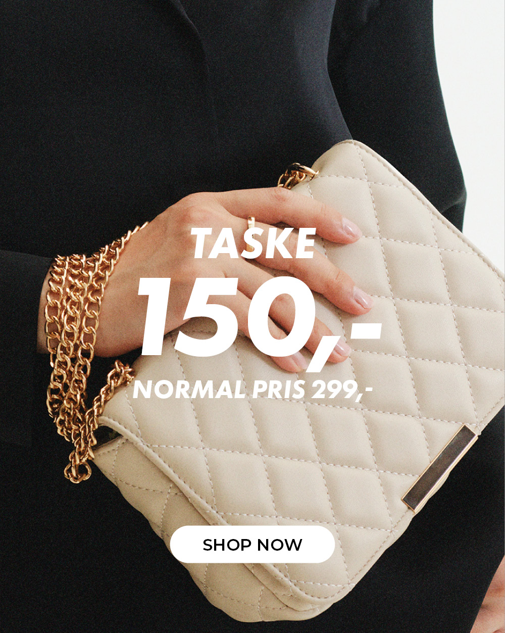 taske 150,- normal pris 299,-