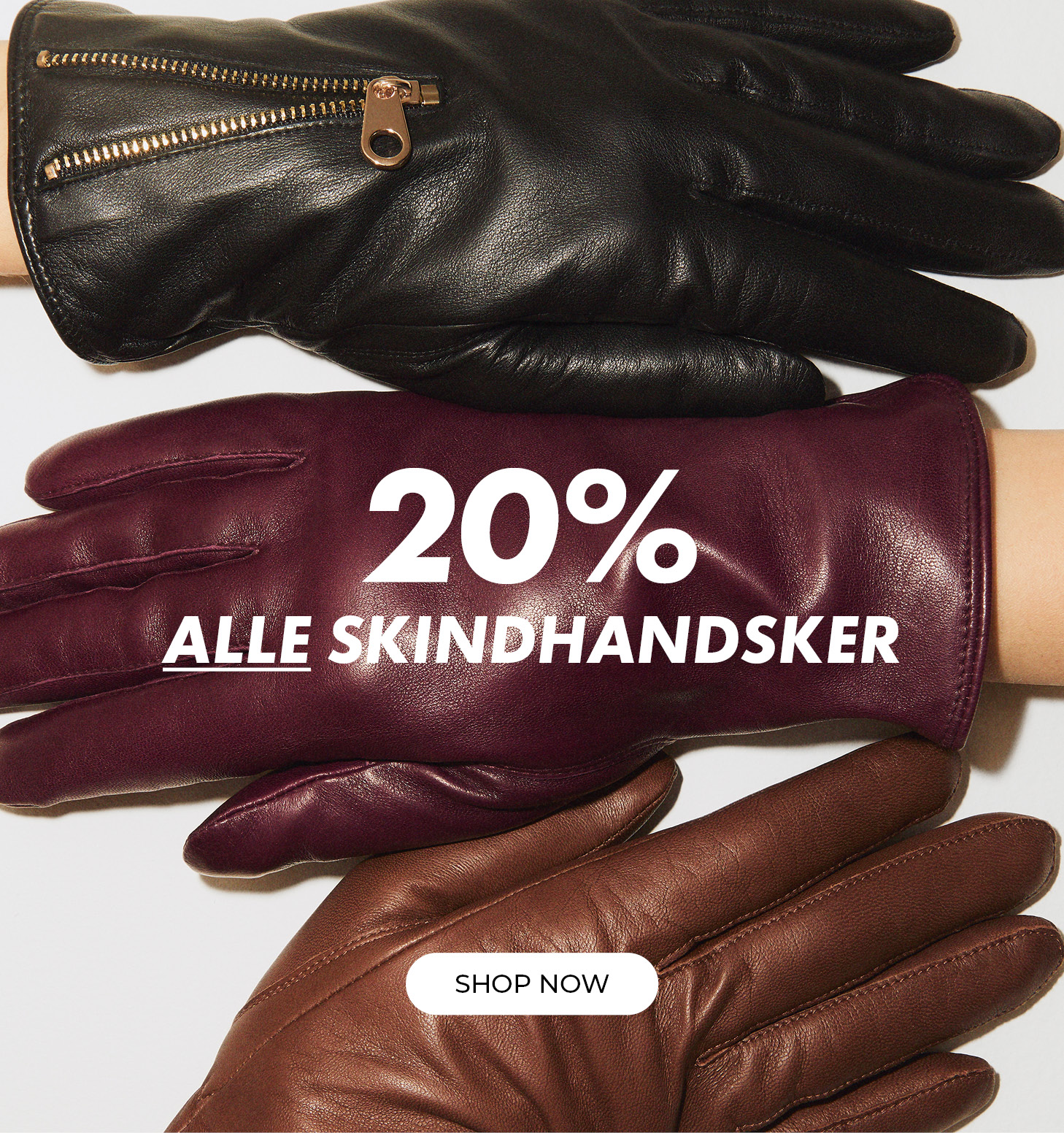 20% alle skindhandsker - fra Handskmakaren