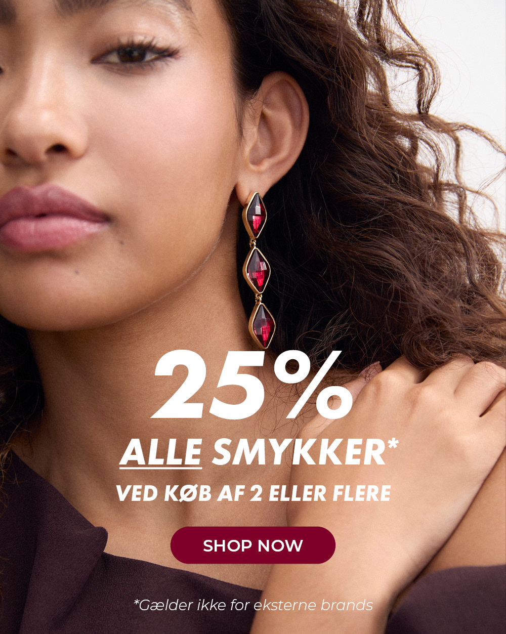 25% alle smykker - ved køb af 2 eller flere