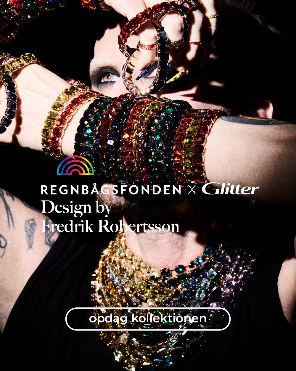 Regnbågsfonden x Glitter - design by Fredrik Robertsson
