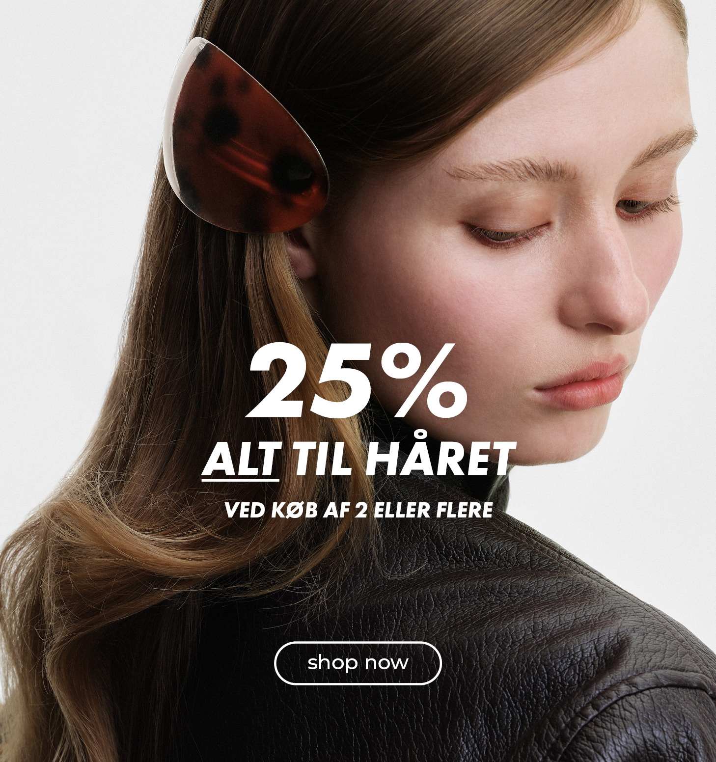 25% alt til håret