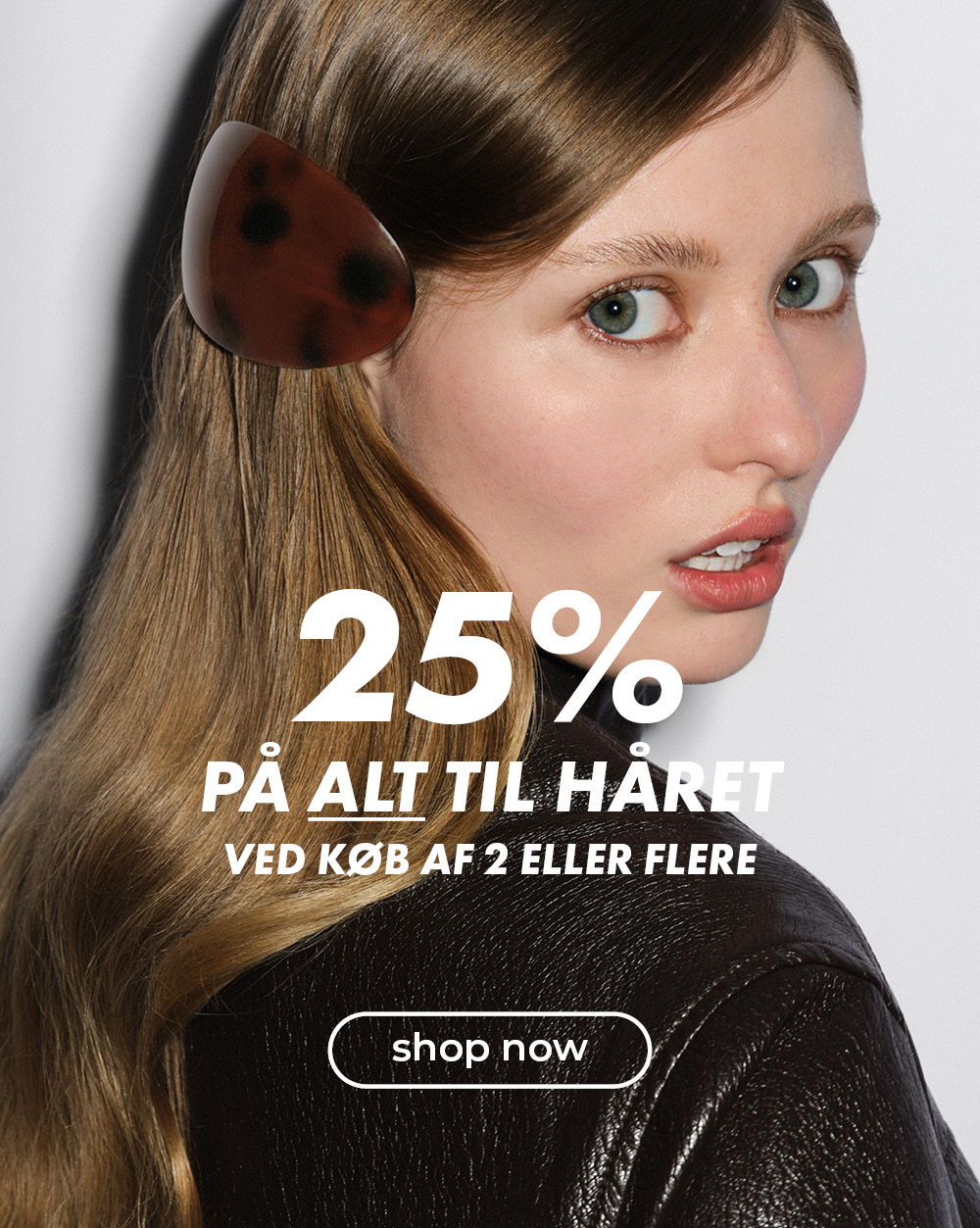 25% alt til håret