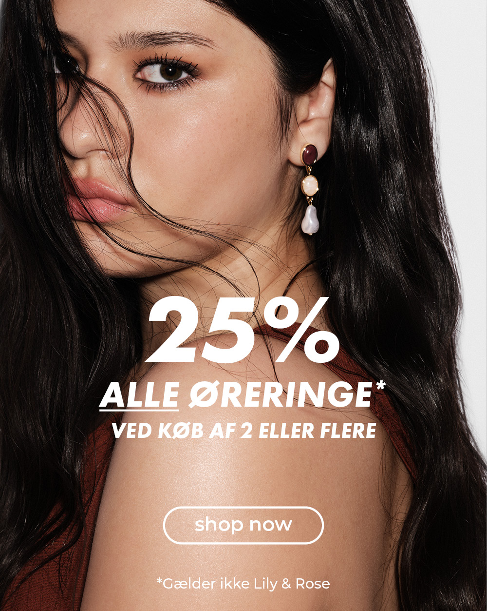 25% alle Øreringe*