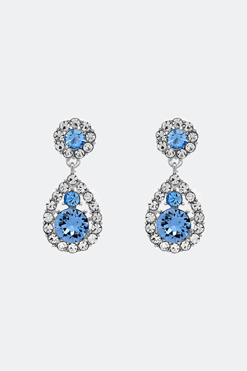 Petite Sofia earrings - Light sapphire