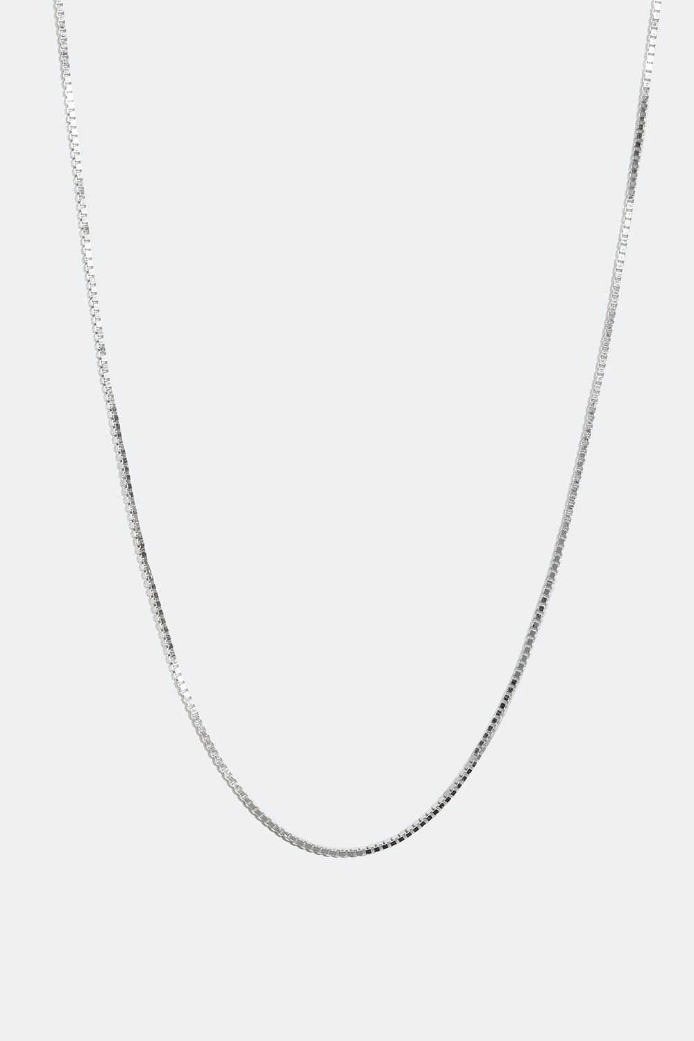 Veneziahalskæde i ægte sølv, 45 cm