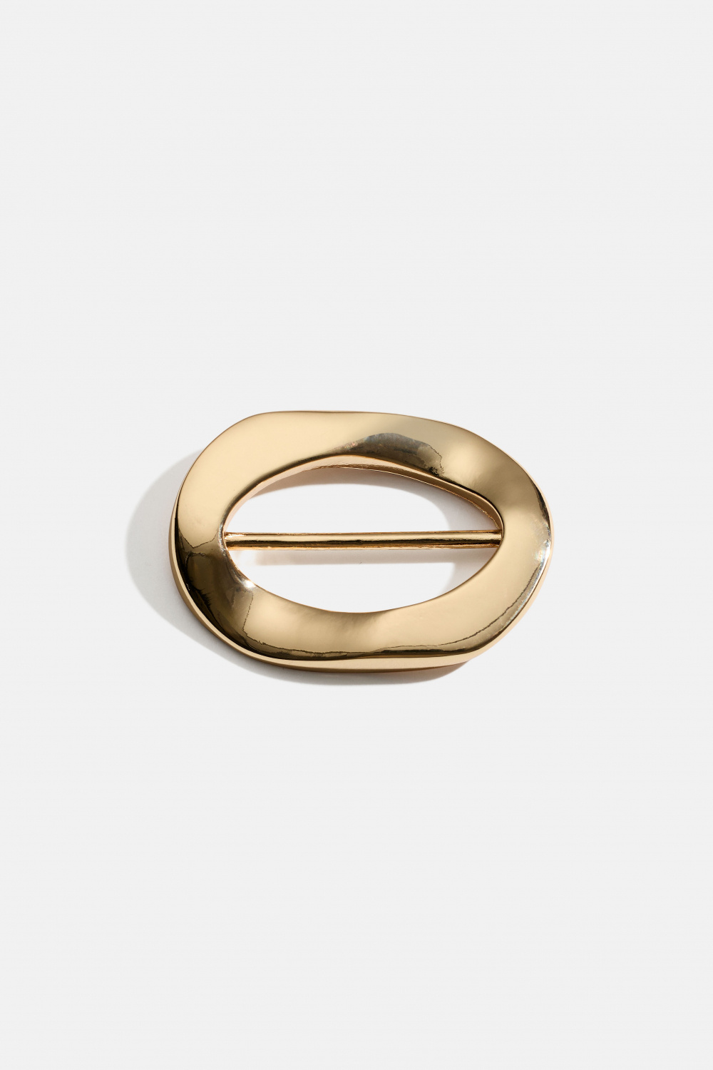 Guldfarvet scarf ring