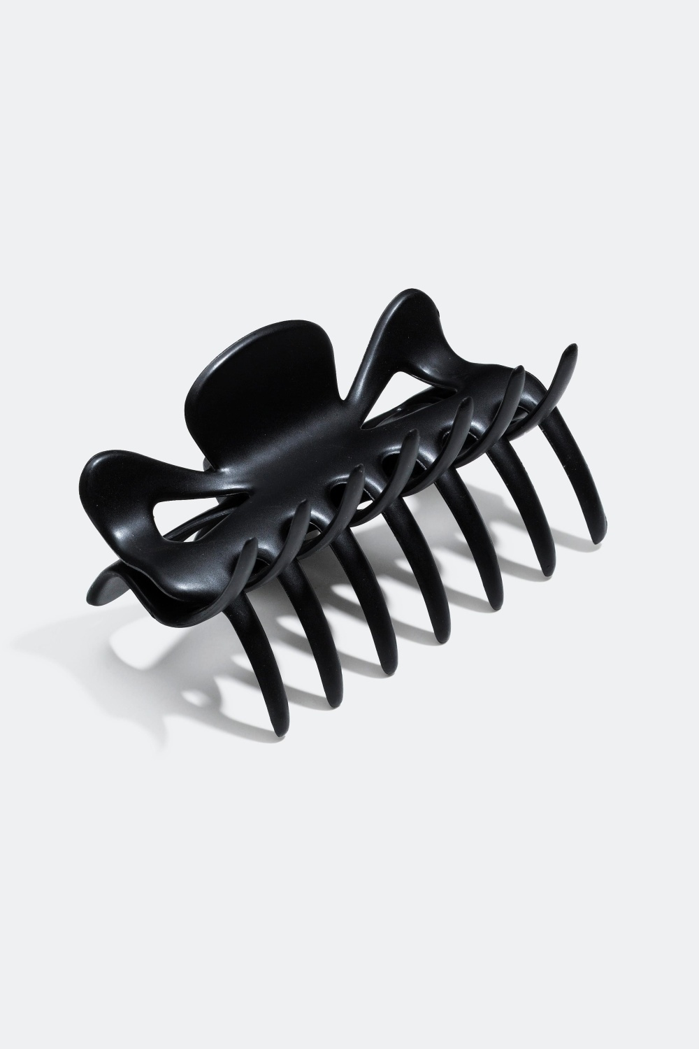 Mat hårklemme, 8,5 cm