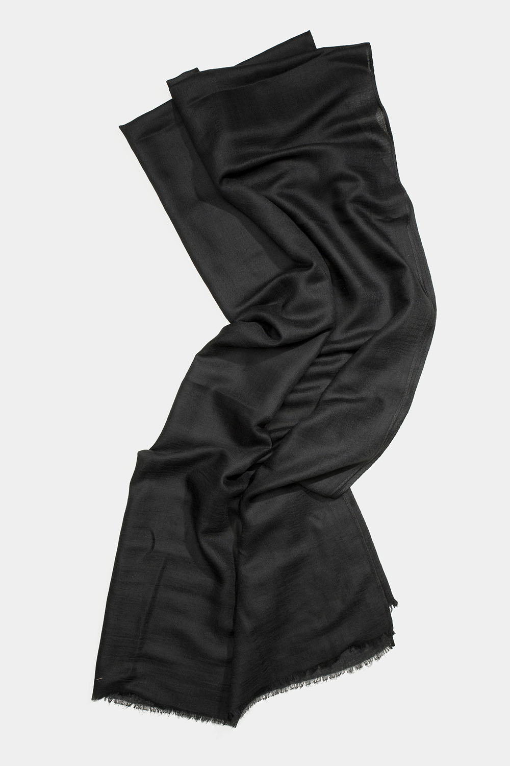 Tyndt, sort tørklæde