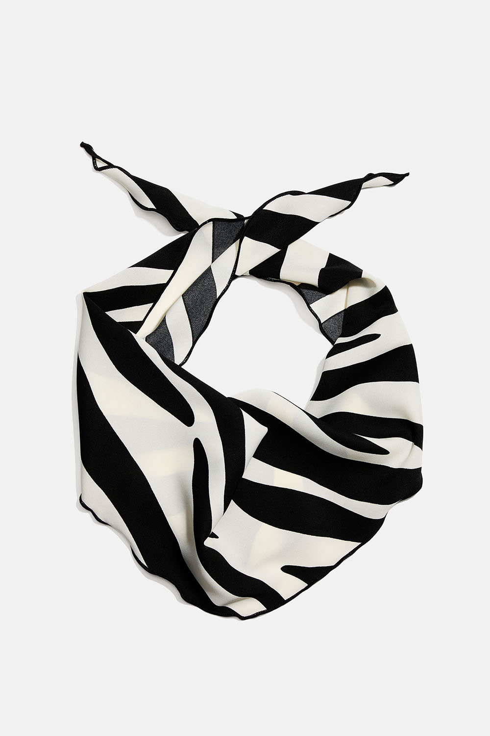 Tørklæde med zebraprint