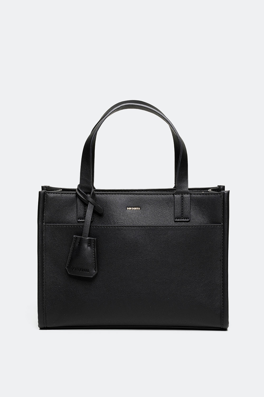 Sort rektangulær håndtaske