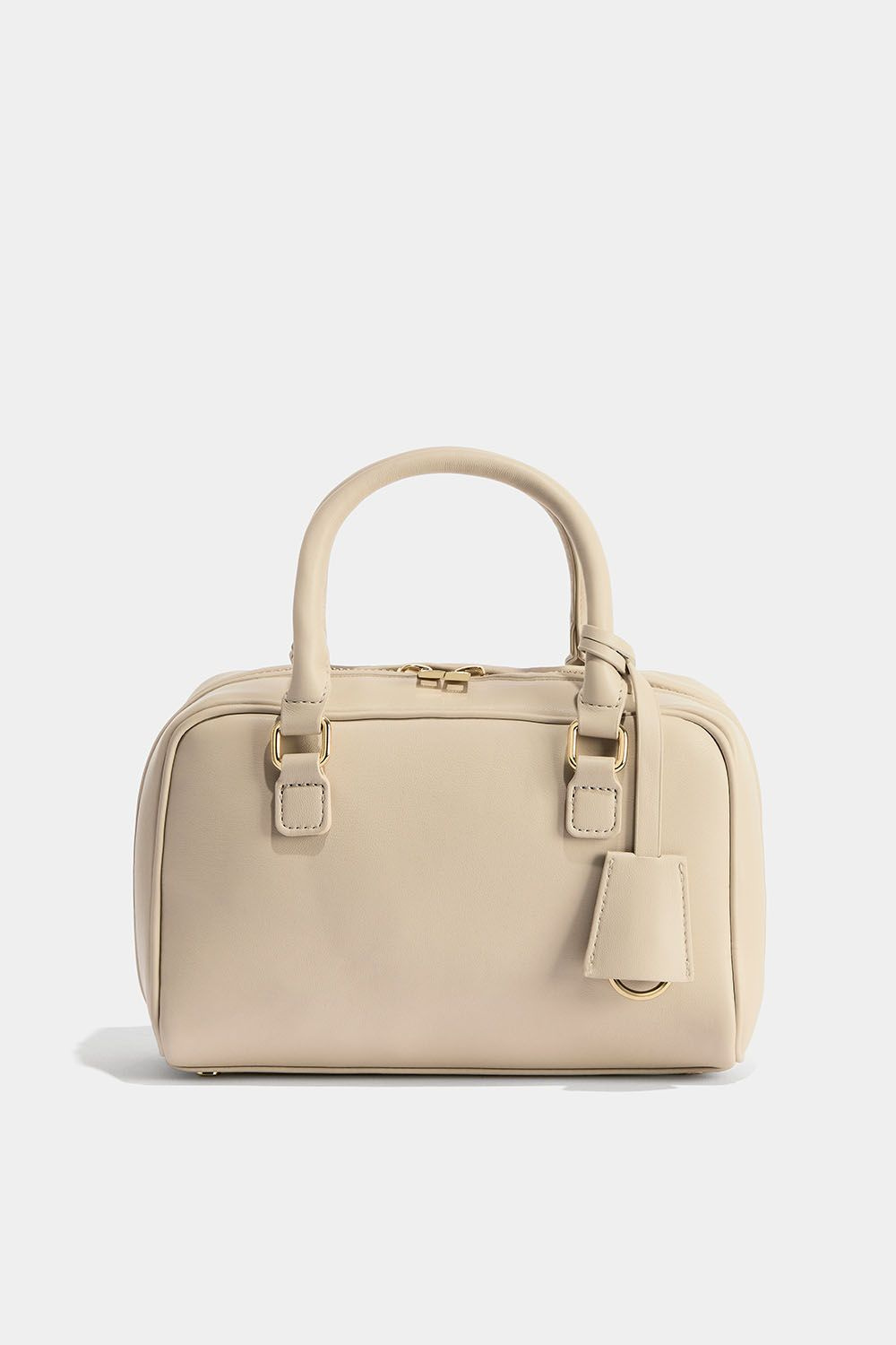 Beige lille rektangulær taske