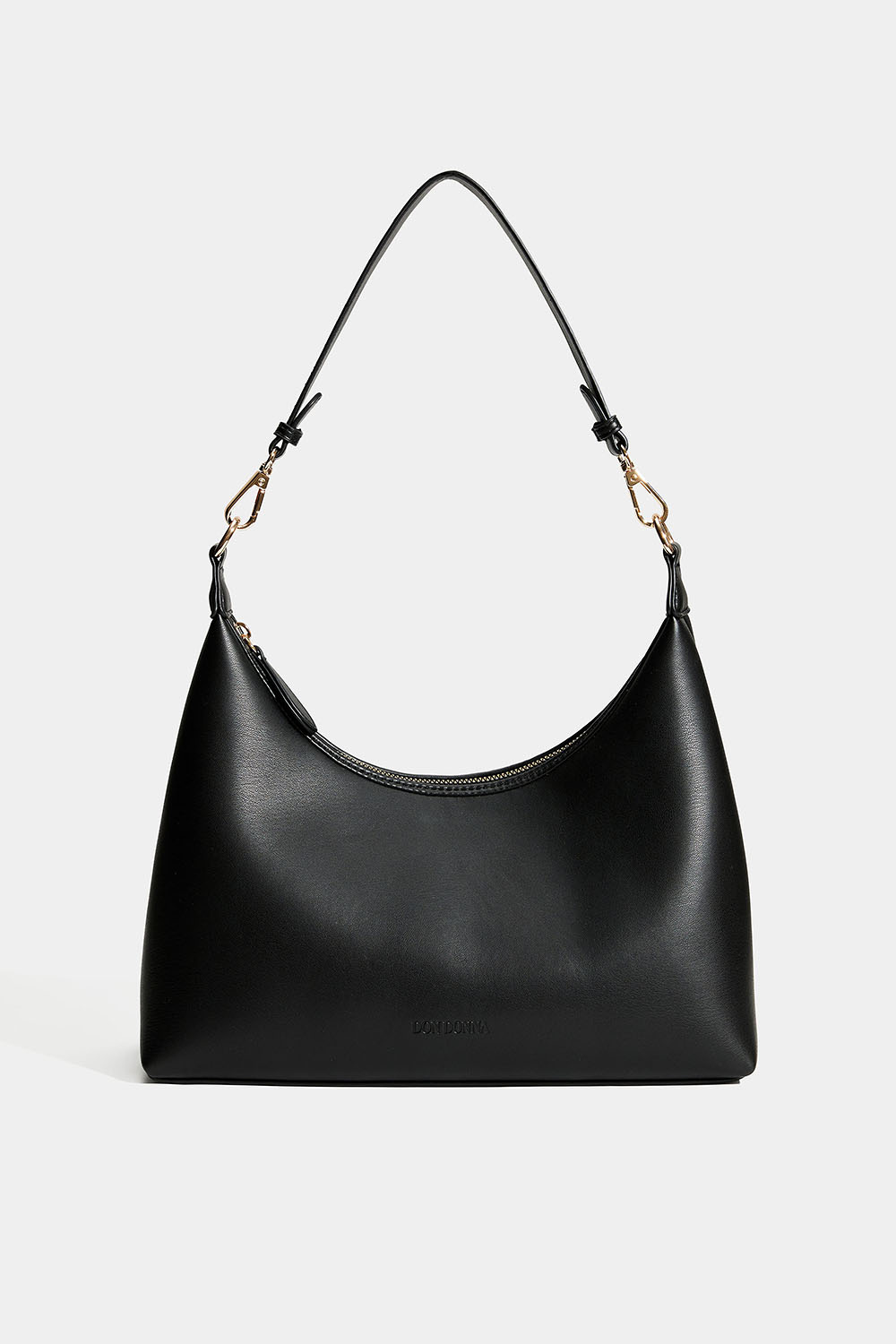 Sort taske med aftagelig skulderrem