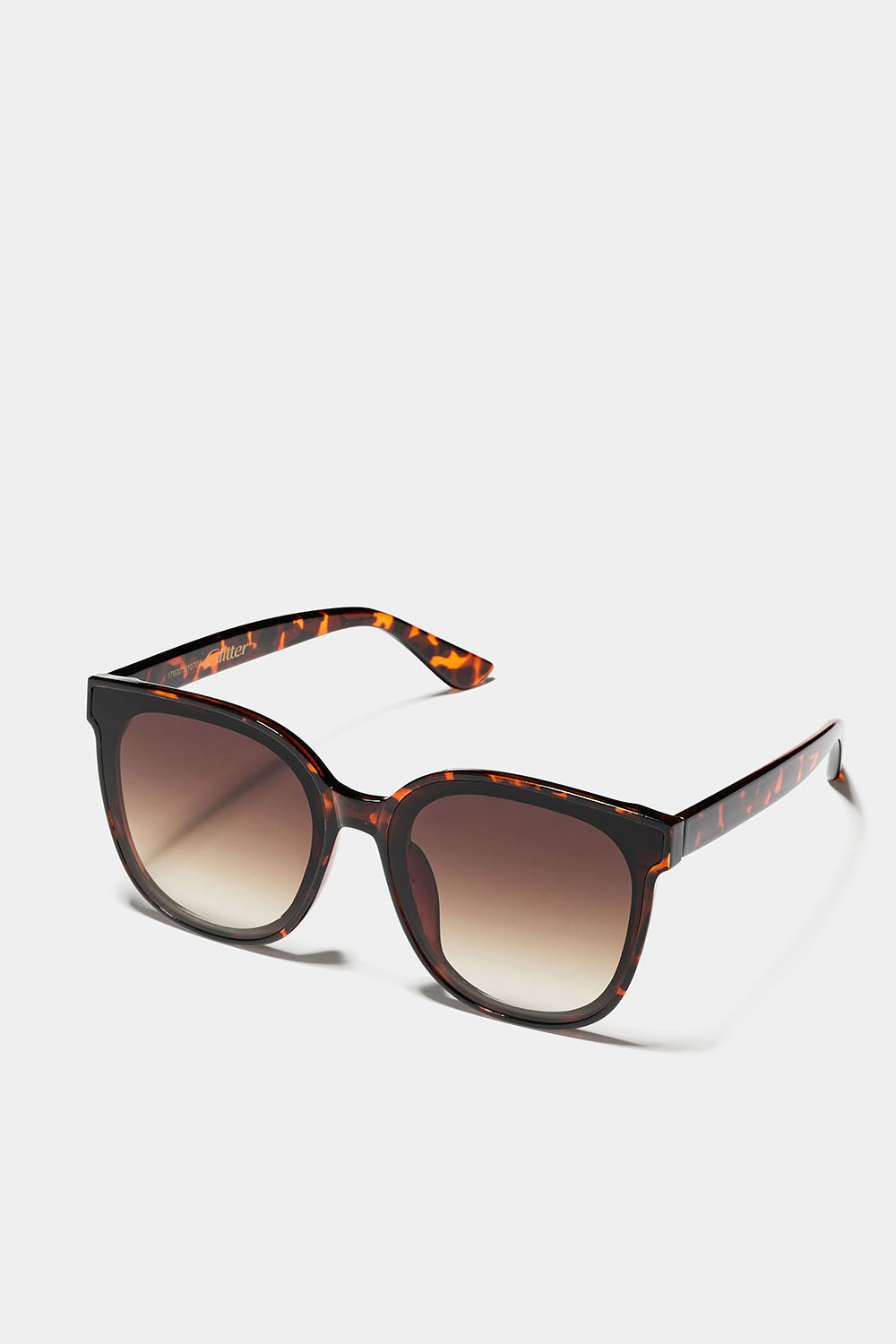 Skildpaddemønstrede solbriller i en oversize model